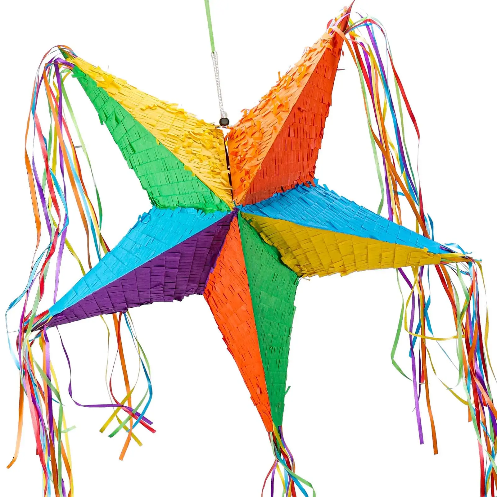 Радужная Звезда Складная пината Праздничная звезда для Cinco De Mayo Fiestas вечеринка детей и взрослых день рождения детский душ украшения