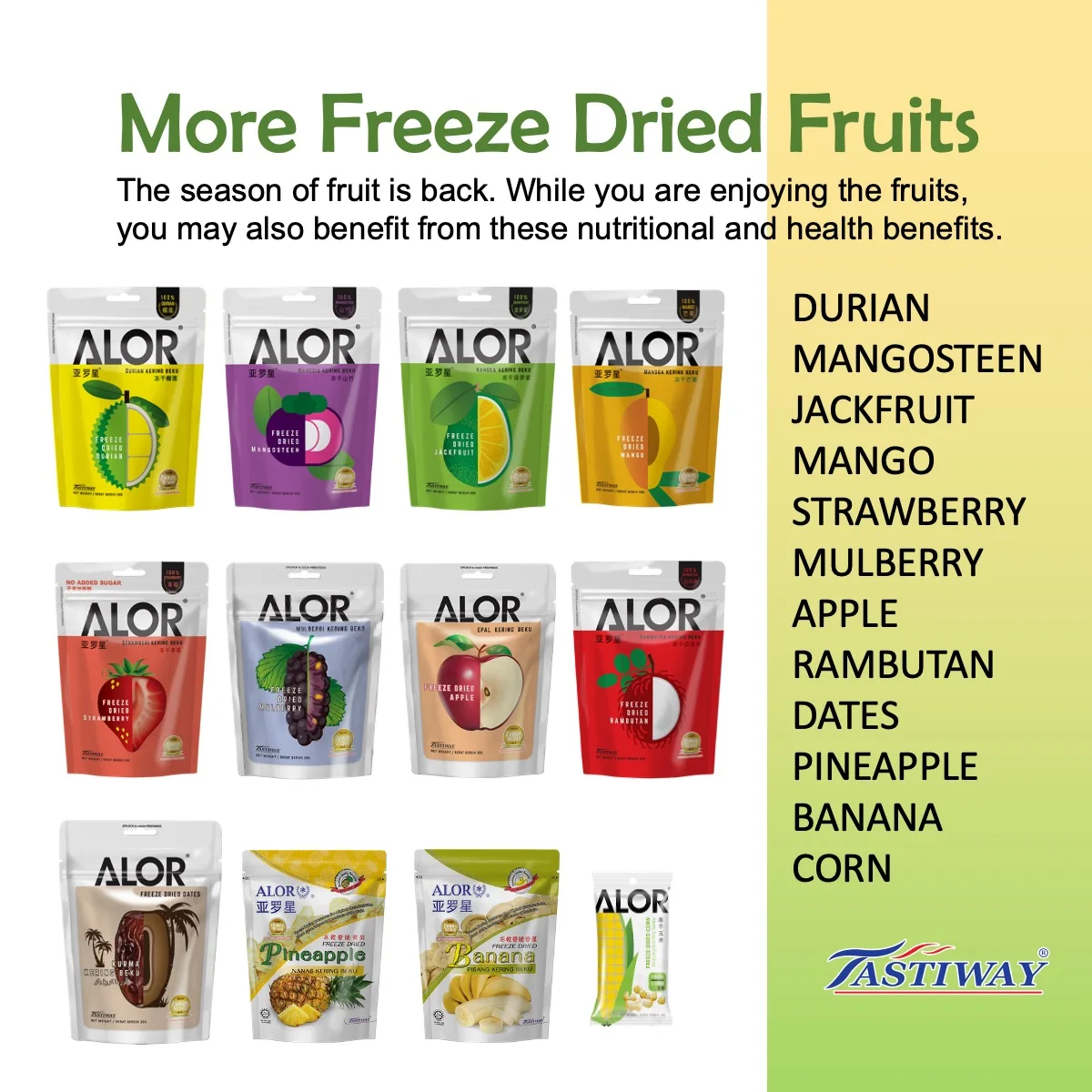 Hot Deals Premium Natural Healthy Fresh Jackfruit Sliced Sweet Freeze Dried Food Good Quality 0.02kg Weight Pouch Packaging