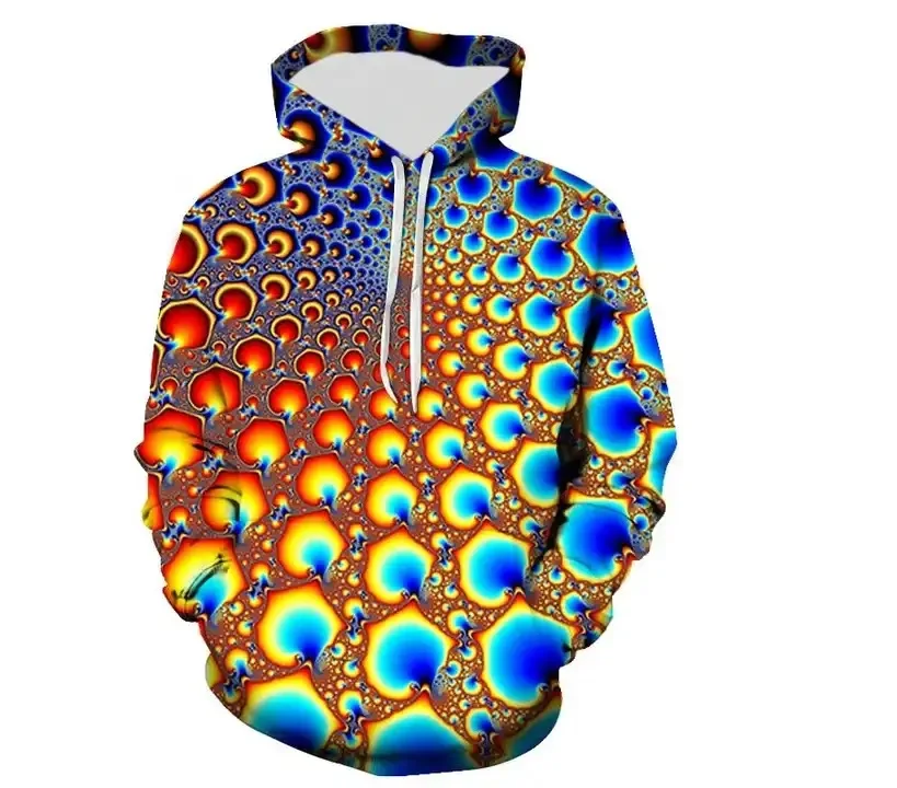 New Colorful Flame Hoodie 3d Fluorescence Sweatshirt Men/women Autumn And Winter Clothing Hoodies HD-0422