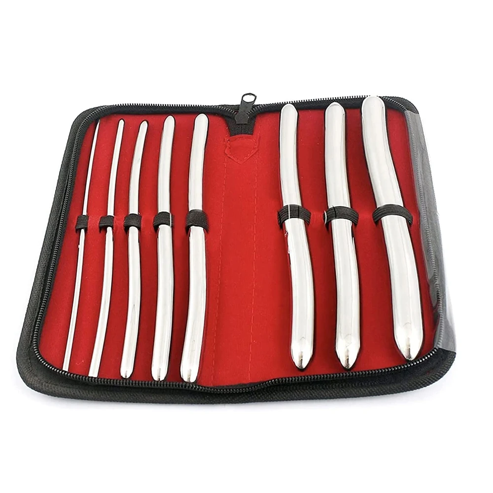 Набор хирургических инструментов расширитель Hegar 8 шт. звуковых сигналов матки набор двухсторонних расширителей 3 мм-18 мм