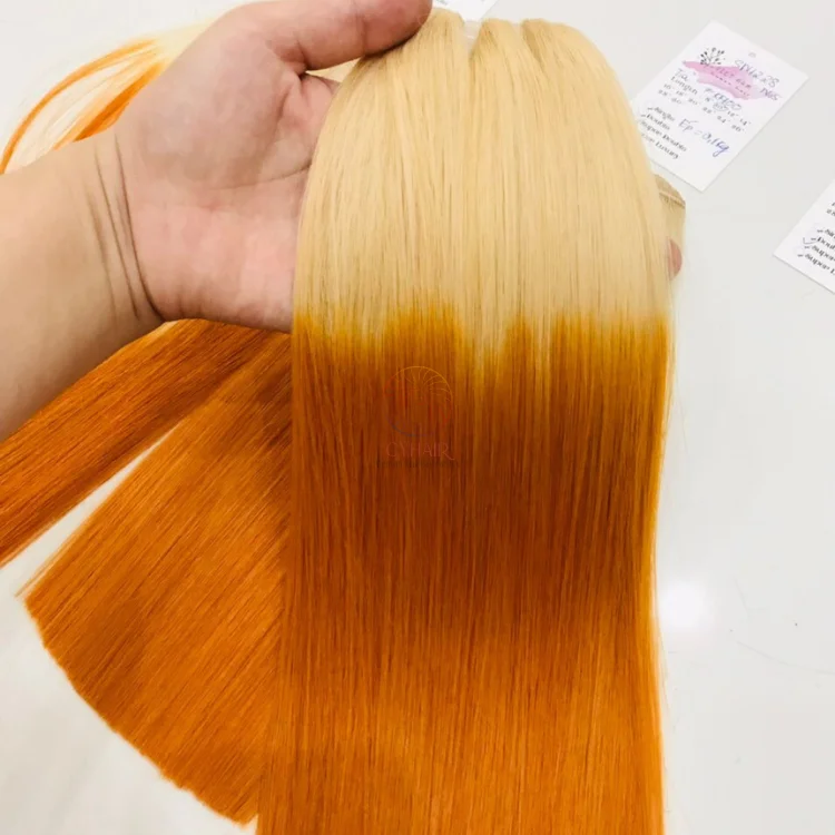 Double Drawn Short Asian Hair 100% Human Hair Virgin Cuticle Aligned South East Asian Hair Bone Straight