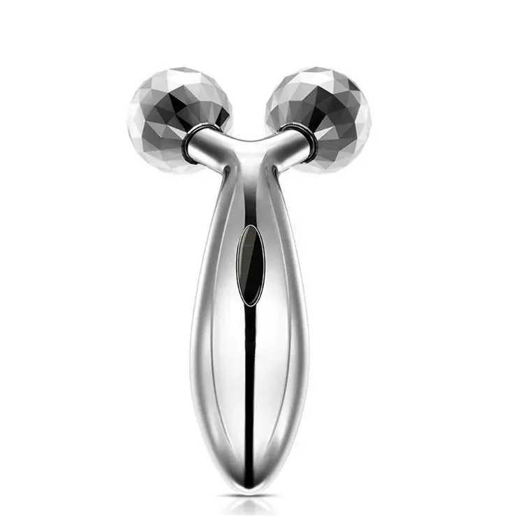 Ice Massage Globe face roller cold eye metal roller 3D Massager skin care roller