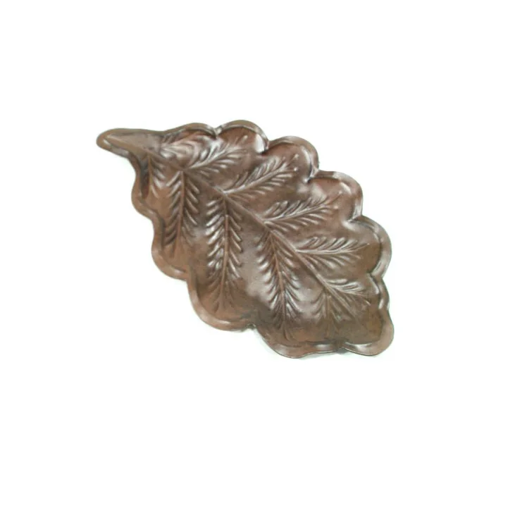 Material: Aluminium Aluminum Decorative Leaf Platter,