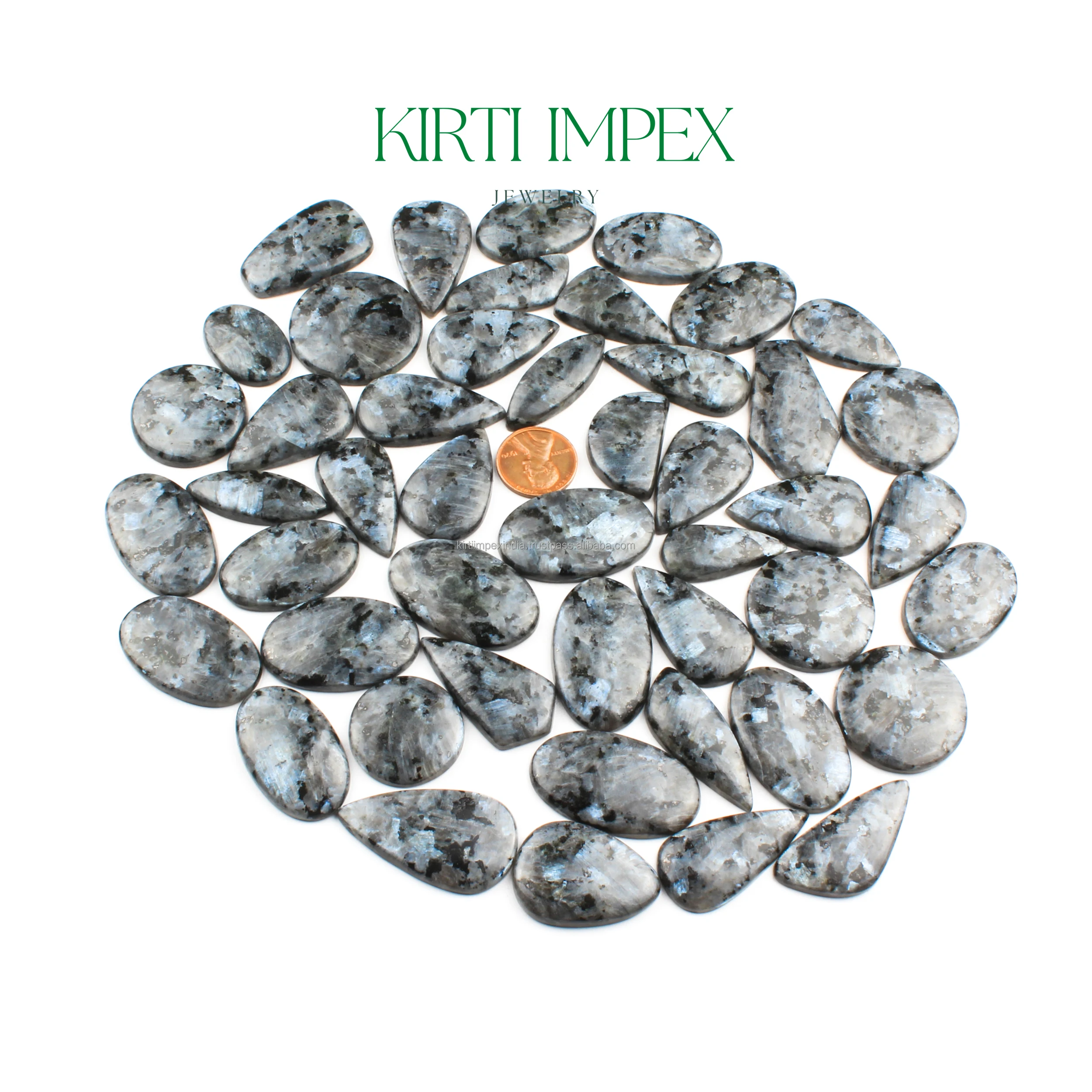 Spectrolite Color Play Fire Loose Cabochons Crystals Oval Pear shape Gray Blue Gemstones