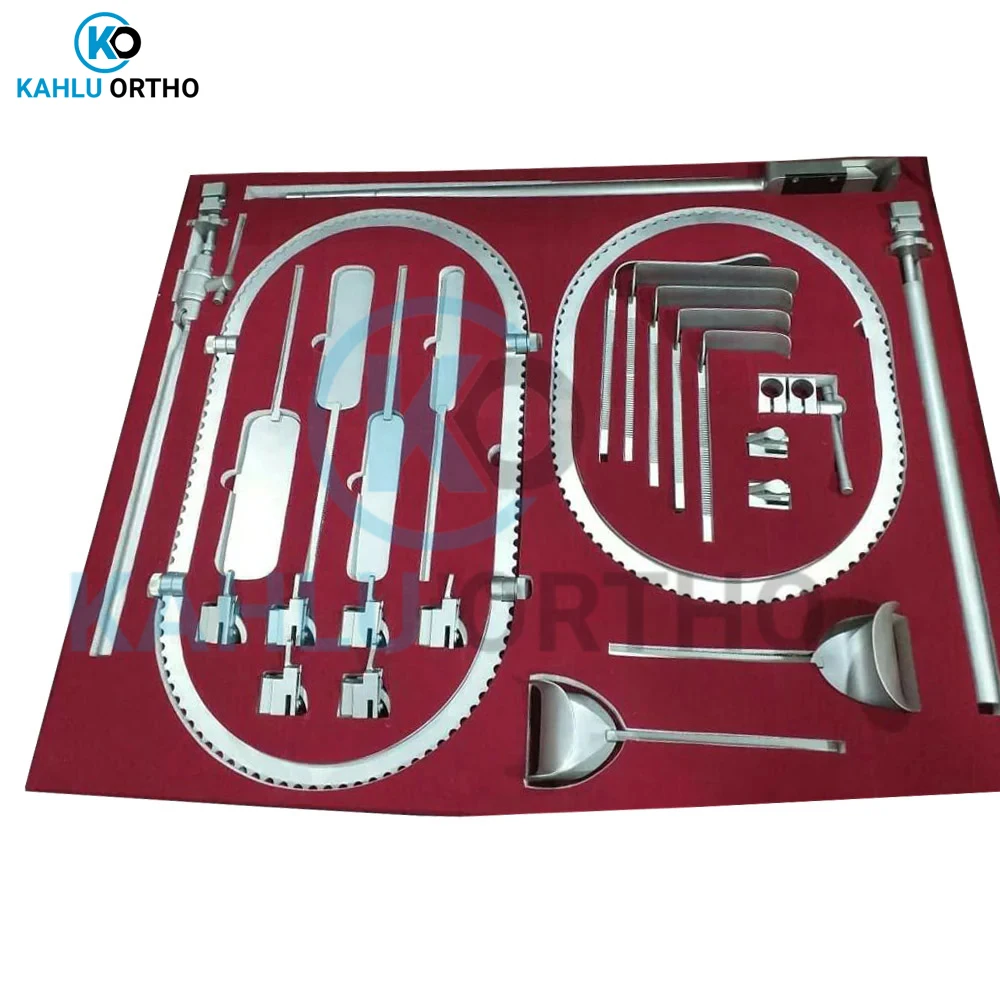 Pakistan Manufacturing Stainless Steel Balfour Abdominal Retractor Set Best Selling Abdominal Retractors By KAHLU ORTHOPEDIC