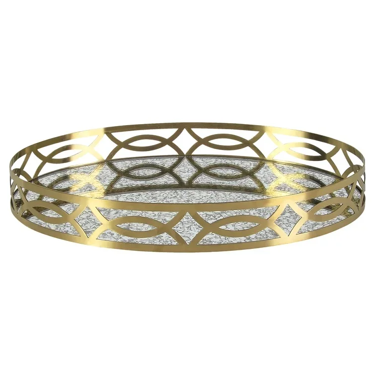 Buy Georg Jensen Cobra Oval Shaped Tray With Mirror Polished Made Of Stainless Steel With Sizes 14x14x3 Inches