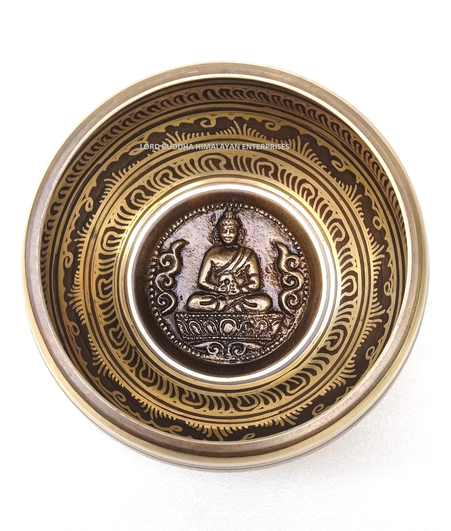 Wholesale Tibetan Machine Made Casting  Singing Bowls in brass metal crafts Nepal made perfect for yoga and meditation