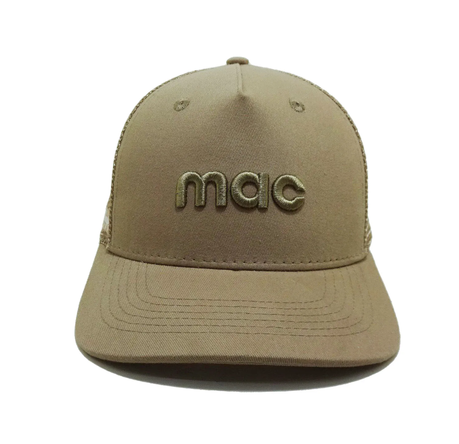 MAC Embroidery Logo Custom Golf Hats in Vietnam Trucker Hats Men Sportswear 5 panels 3D Embroidery Logo Women Headgear