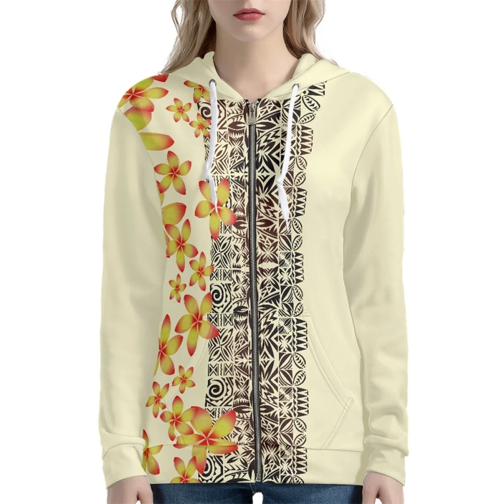 Sublimated printed Womens Hoodie zipper custom made Oversized Zipper hoodies Sweatshirt Heavy Cotton made zipper  Hoodie