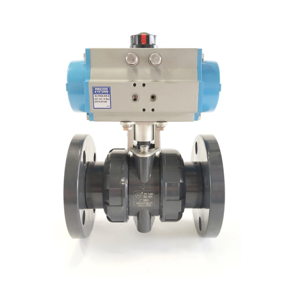 Pneumatic Actuator Ball Valve For Petro Chemical, Oil, Gas And Other Professional Industries Use