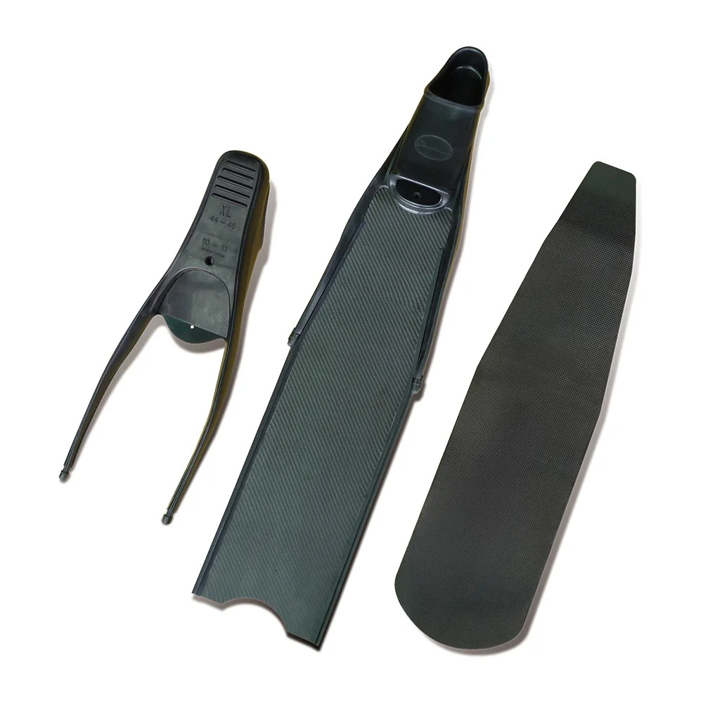 Exceptional Quality ROUND END Carbon Fiber FIN BLADE For Night Diving
