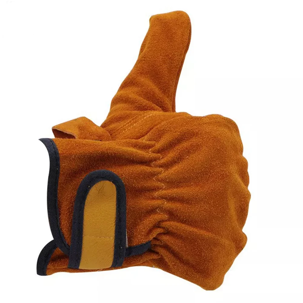 Wholesale Working Gloves Safety Cowhide Men Winter Hand Driving Leather Work Clean Cheap Custom Gloves with Stretchable