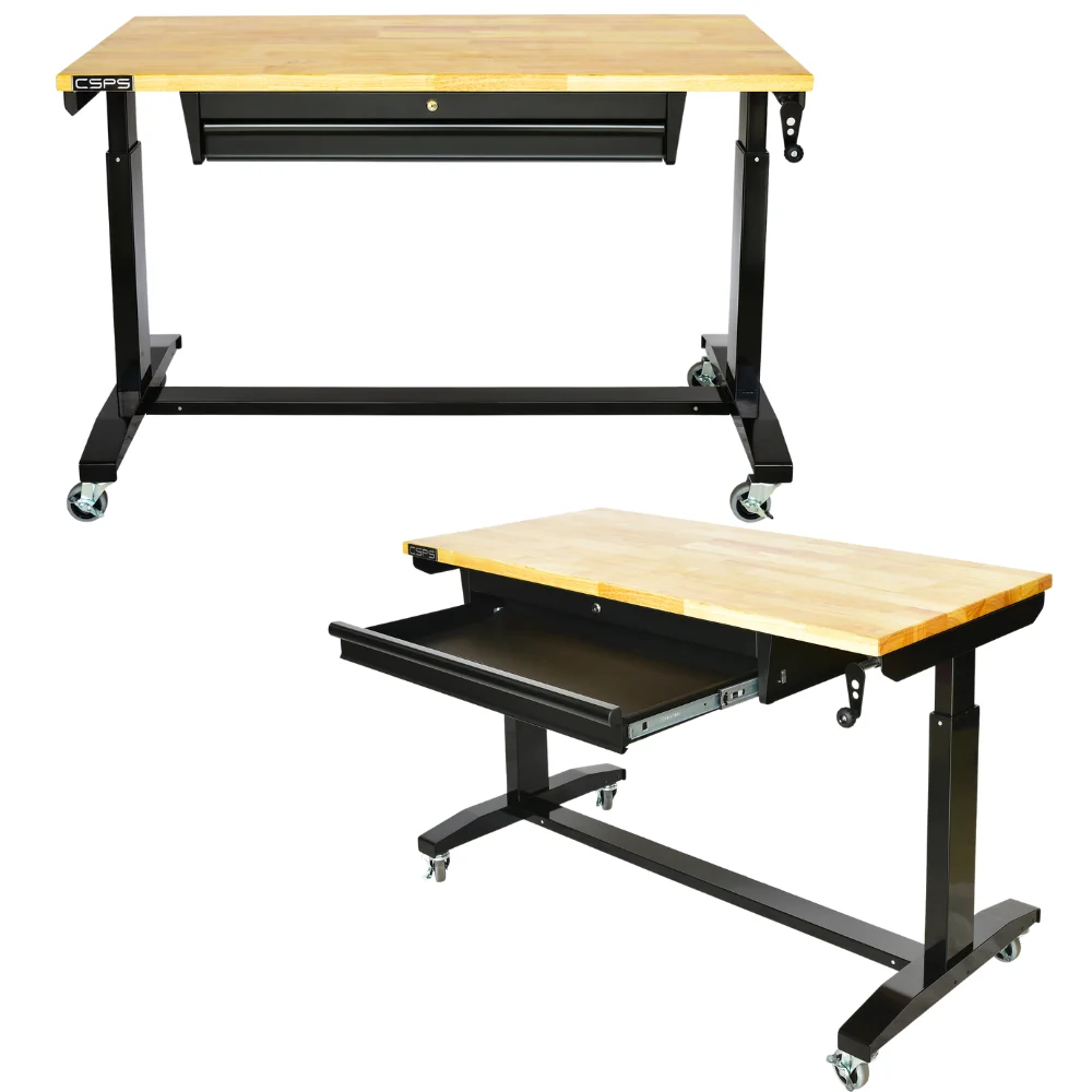 132cm Adjustable Height Workbench Wholesale Modern  Noiseless Sit-Stand Desk for Mechanic Garage Industry Workshop Lifting Table