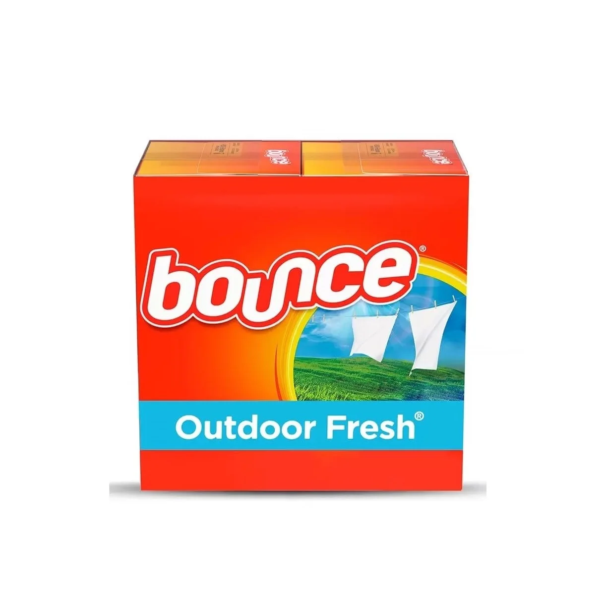 Hot Selling Price Bounce Fabric Softener Dryer Sheet Outdoor Fresh 320 Count in Bulk
