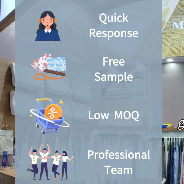 Customized Roll Quilted Fabric Mattress Side Fabric  for Border Fabric  Side of Mattress