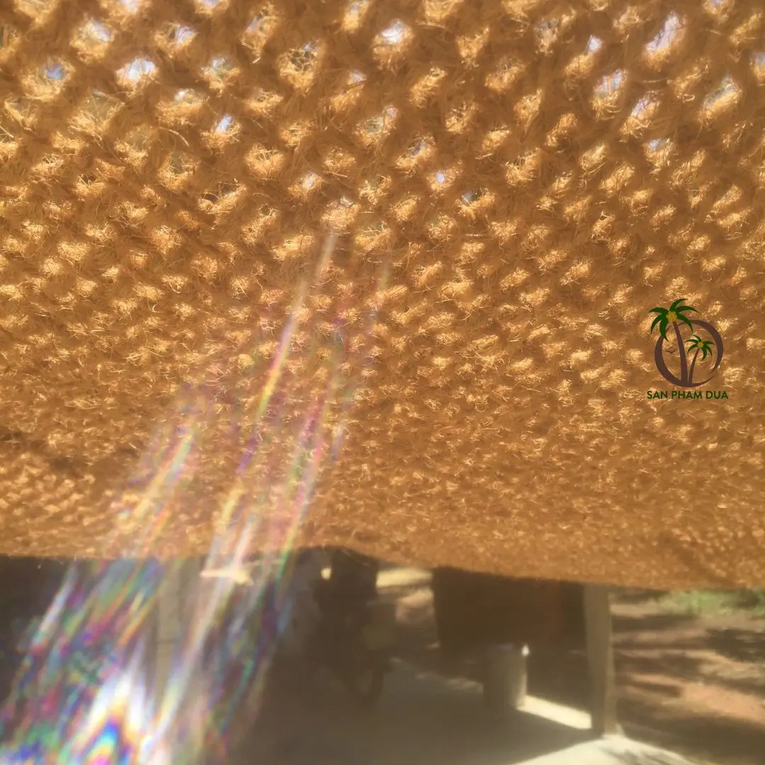 LONG TRADITIONAL FACTORY OF COCONUT FIBER SUNSHADE SAIL FROM VIETNAM AT THE BEST WHOLESALE/ SHADE SAILS FOR GARDEN AND BEACH