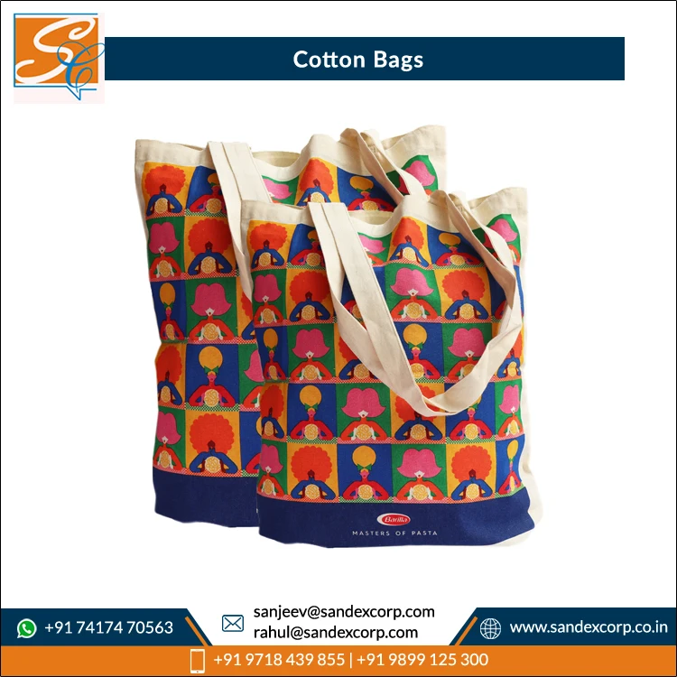 Factory Wholesale Supply Widely Demand on Top Quality Custom Color Recycled 100% Carded Cotton Shopping Bags