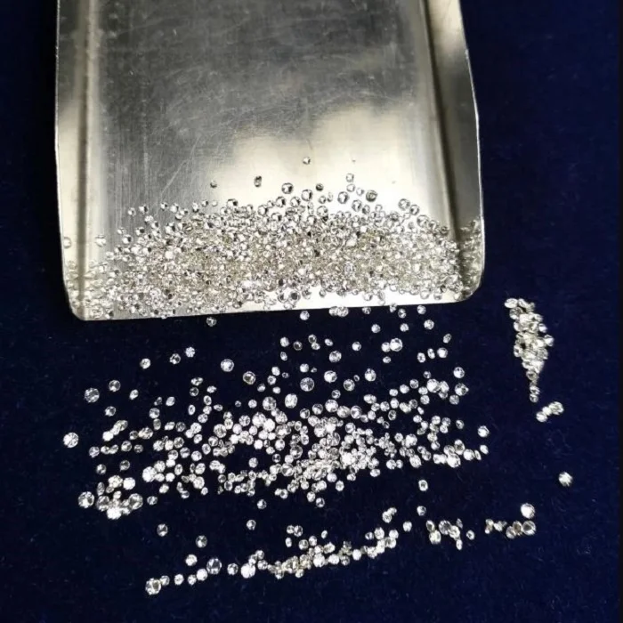 Round Brilliant Cut Melee 2.10 mm D-F VS1-SI2 EX-VG Cut Polished Natural Diamonds factory wholesale price jewelry