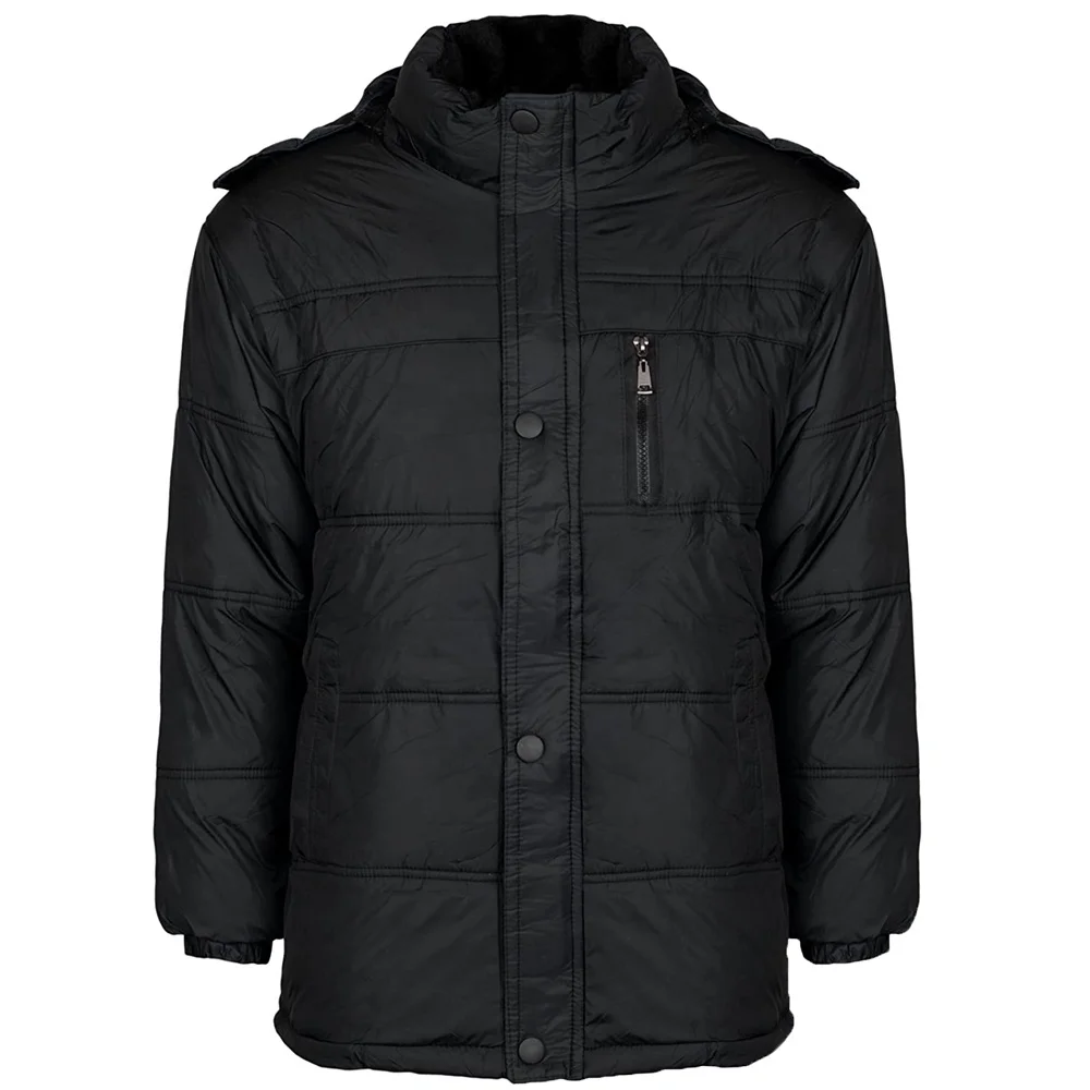 Custom men best quality long Puffer padded hooded coat Jackets parks long sleeve Puffy coat for men