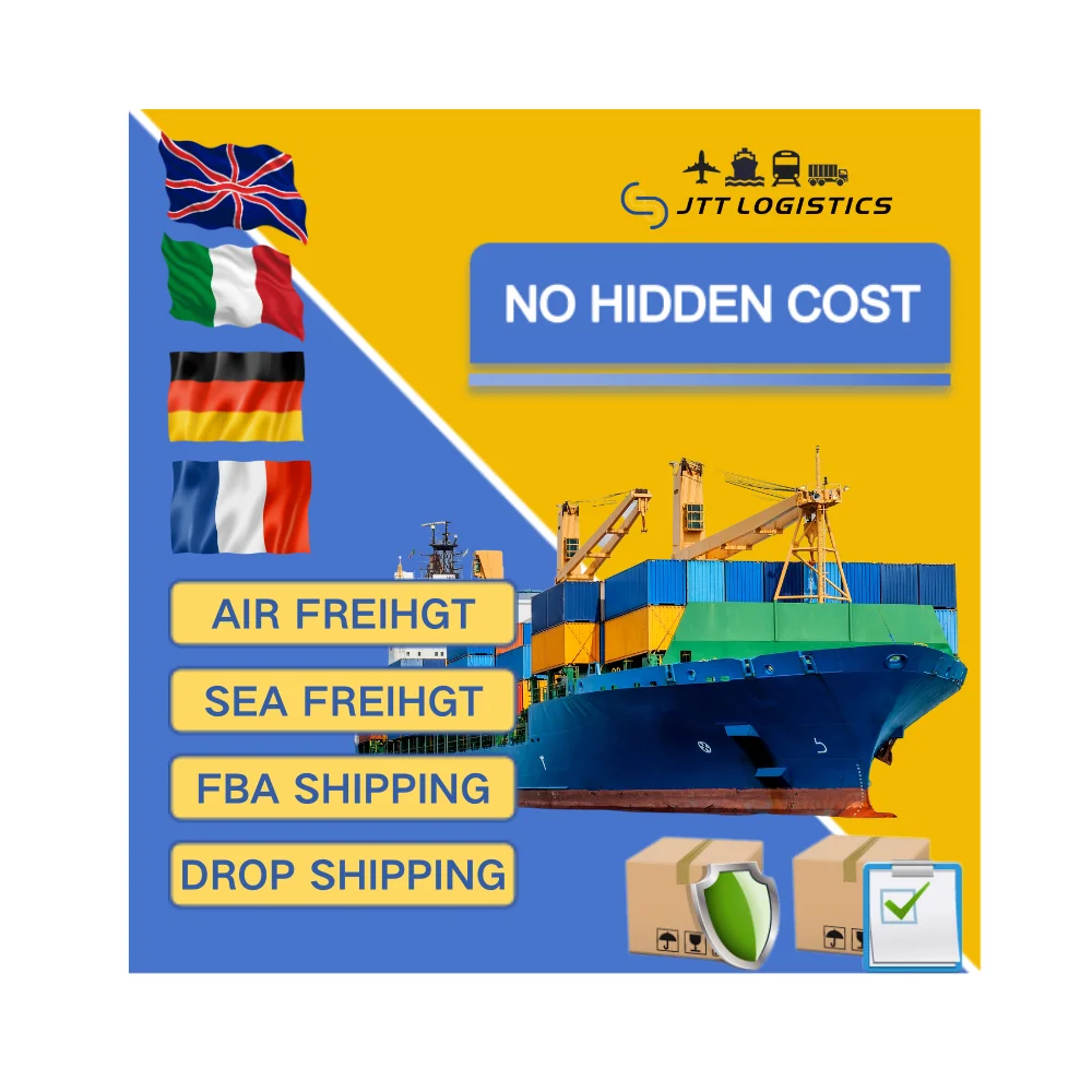 Seafreight Shipping To Germany UK Italy Spain Also Freight Forwarder To France Europe Shipping Agent By Sea With DDP FBA Service
