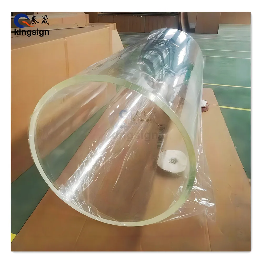 Kingsign 1m 2m 3m length acrylic tube different diameter(50-1500mm) transparent plexiglass tube