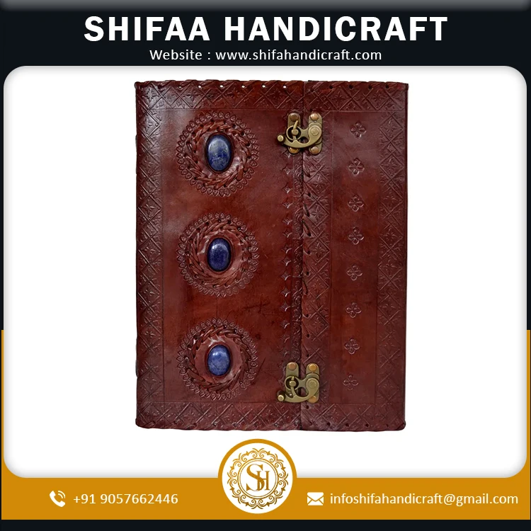 Latest Collection Leather Journal Seven Stone Embossed Handmade Book Of Shadows Notebook Poetry Book Sketch Book 10 X 13 Inches
