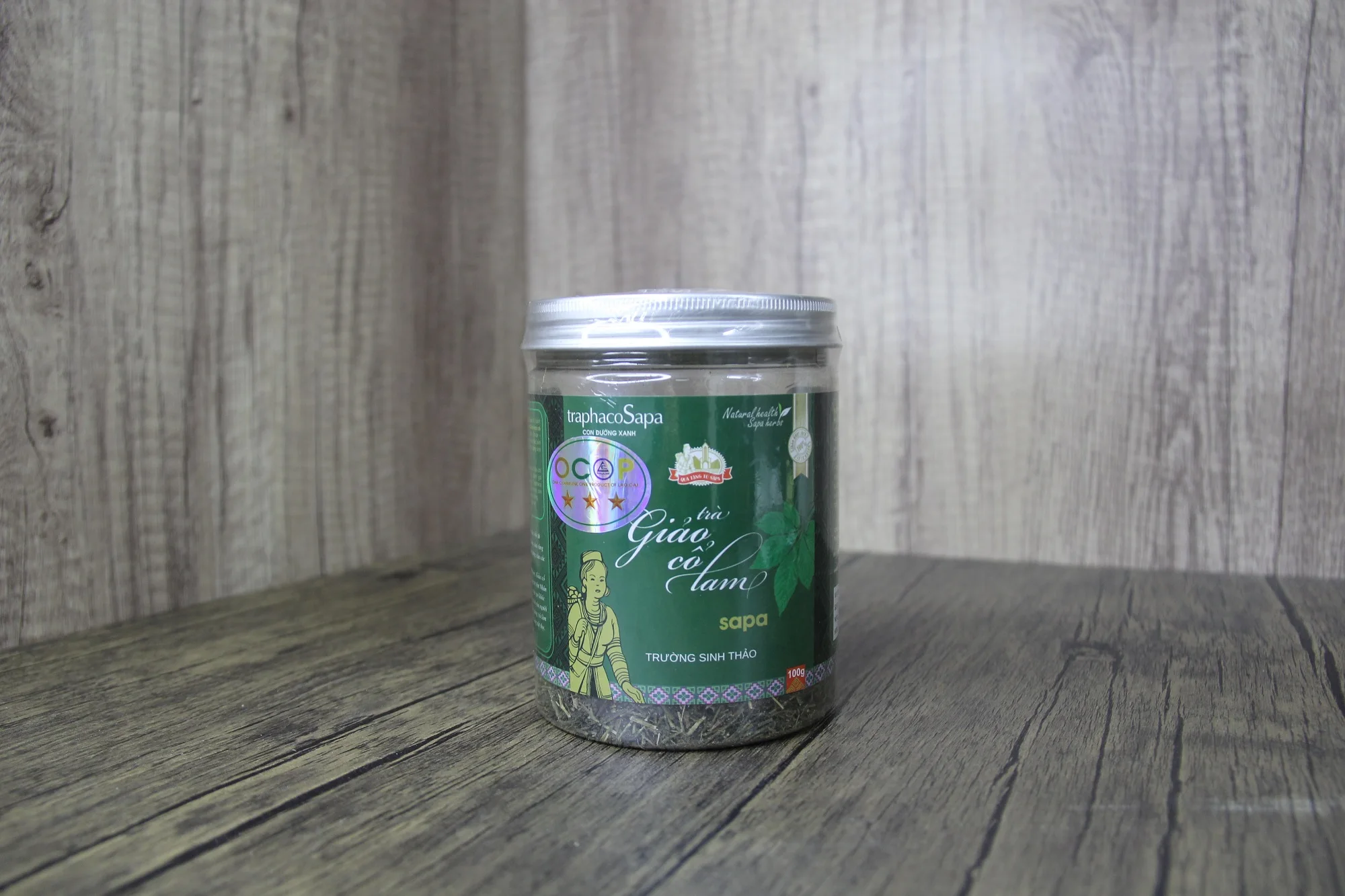36-месячный Срок годности для здоровья 100% Herba Gynostemmae 100 г в бутылке Вьетнамский Чай Sapa Gynostemma pentaphyllum