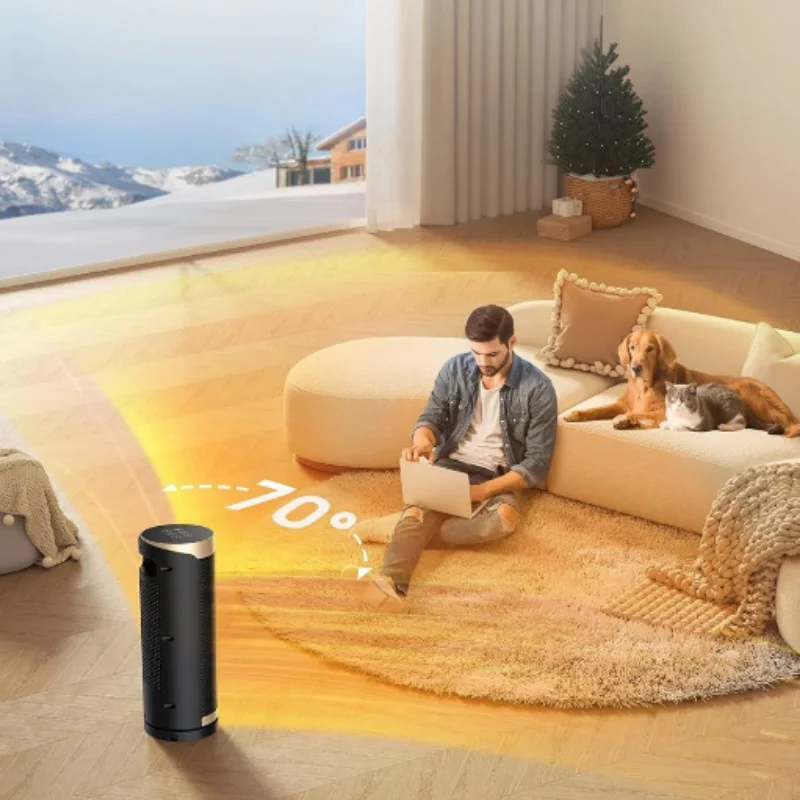 Heater Indoor, Electric Heaters with Thermostat 70 OscillationCeramic heaters for Indoor use with Remote Fast Safety Room Heater