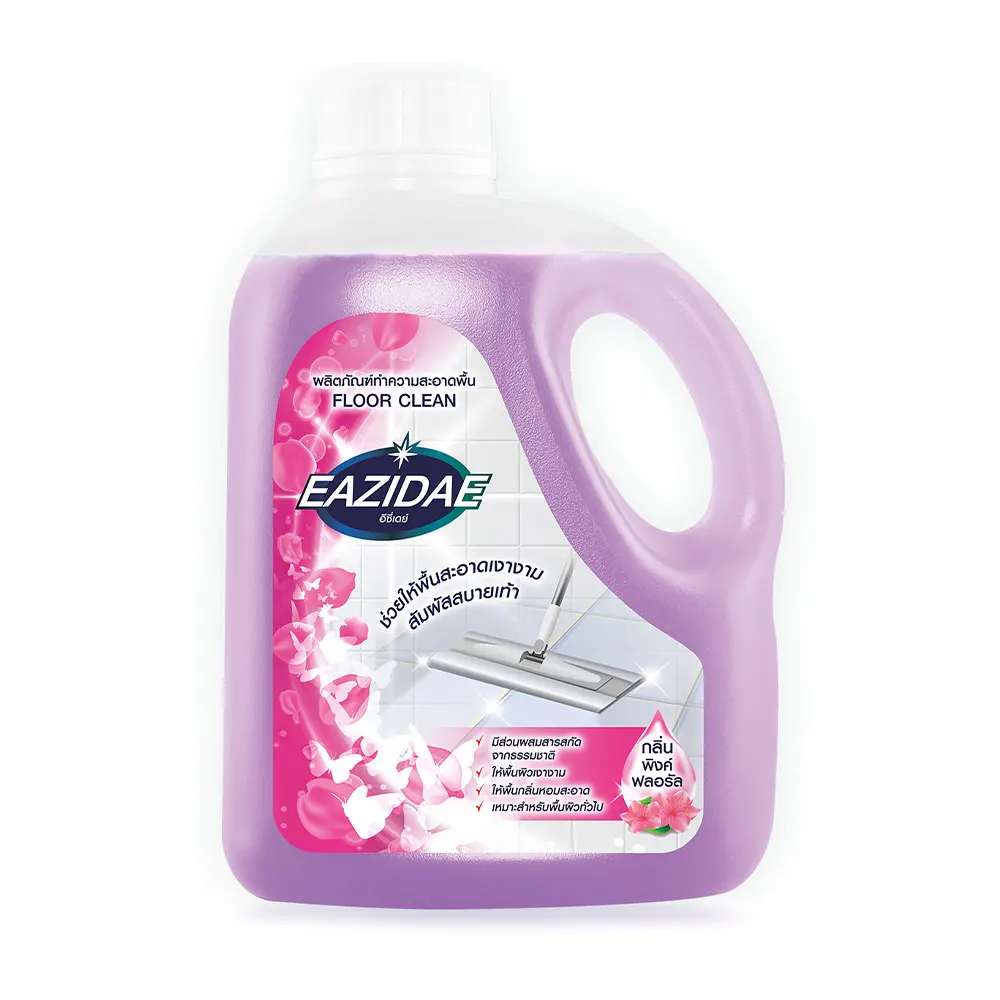 EAZIDAE FLOOR CLEAN 1000 ML. PINK FLORAL SCENT THAI PRODUCT