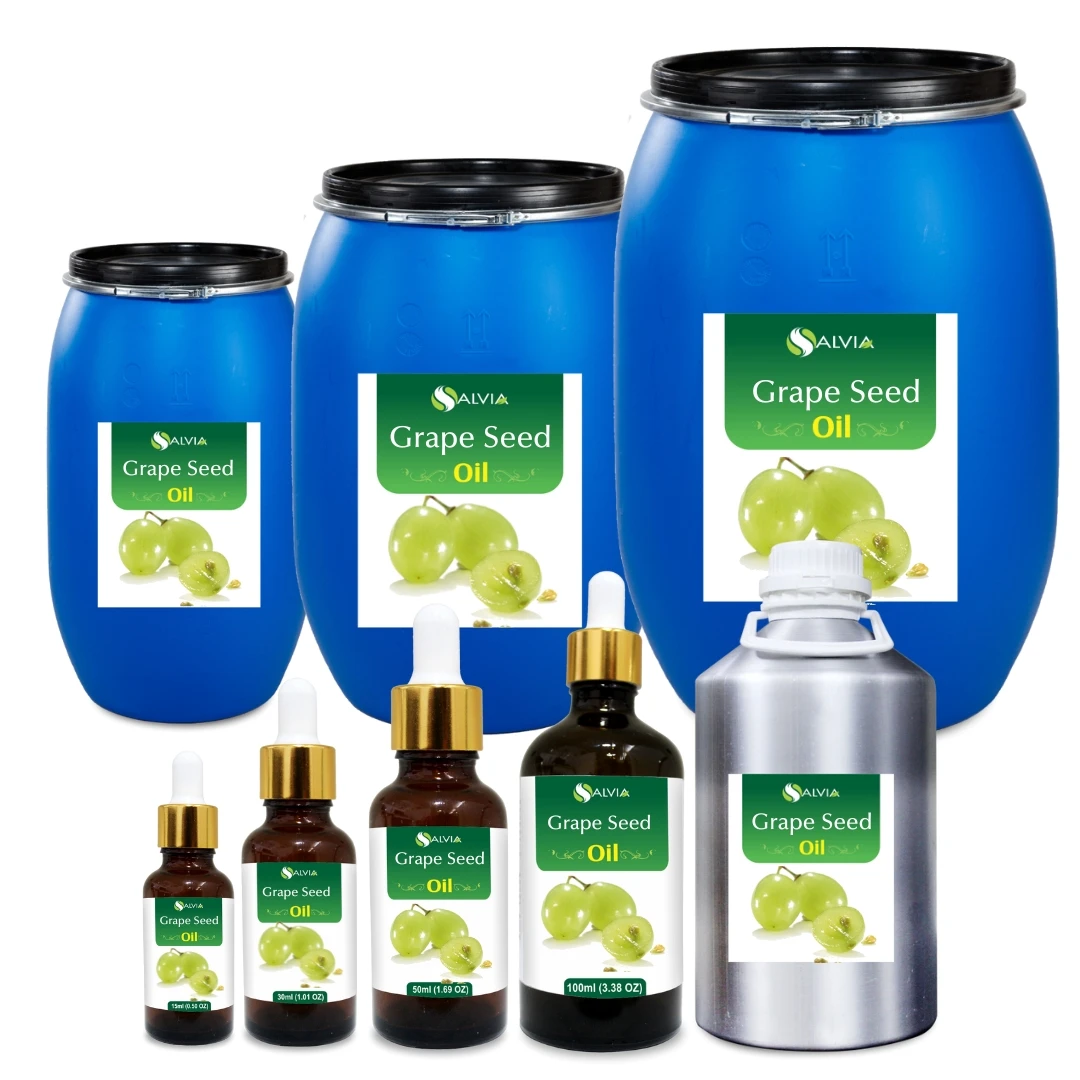 Grape Seed Oil 100% Pure and Natural Wholesale Bulk Lowest Price Customized Packaging