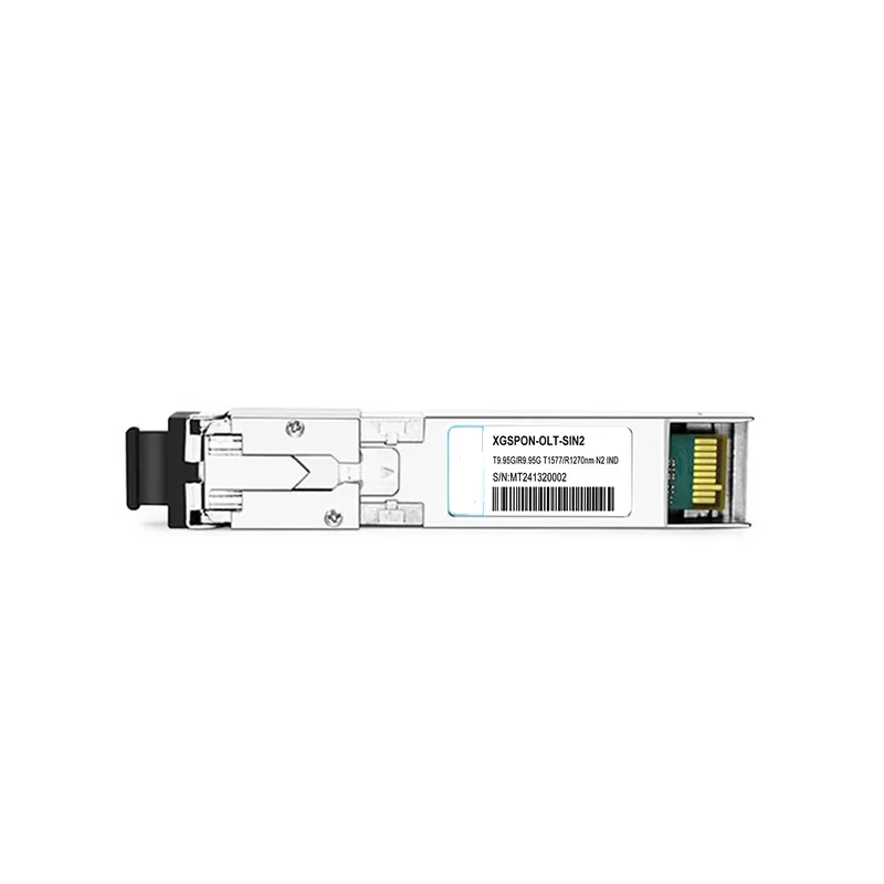 XGSPON-OLT-SIN2 XGSPON OLT SFP+ TX-9.95G/RX-9.95G, 2.488G Tx-1577nm/Rx-1270nm SN2 SC UPC DDM Industrial Optical Transceivers
