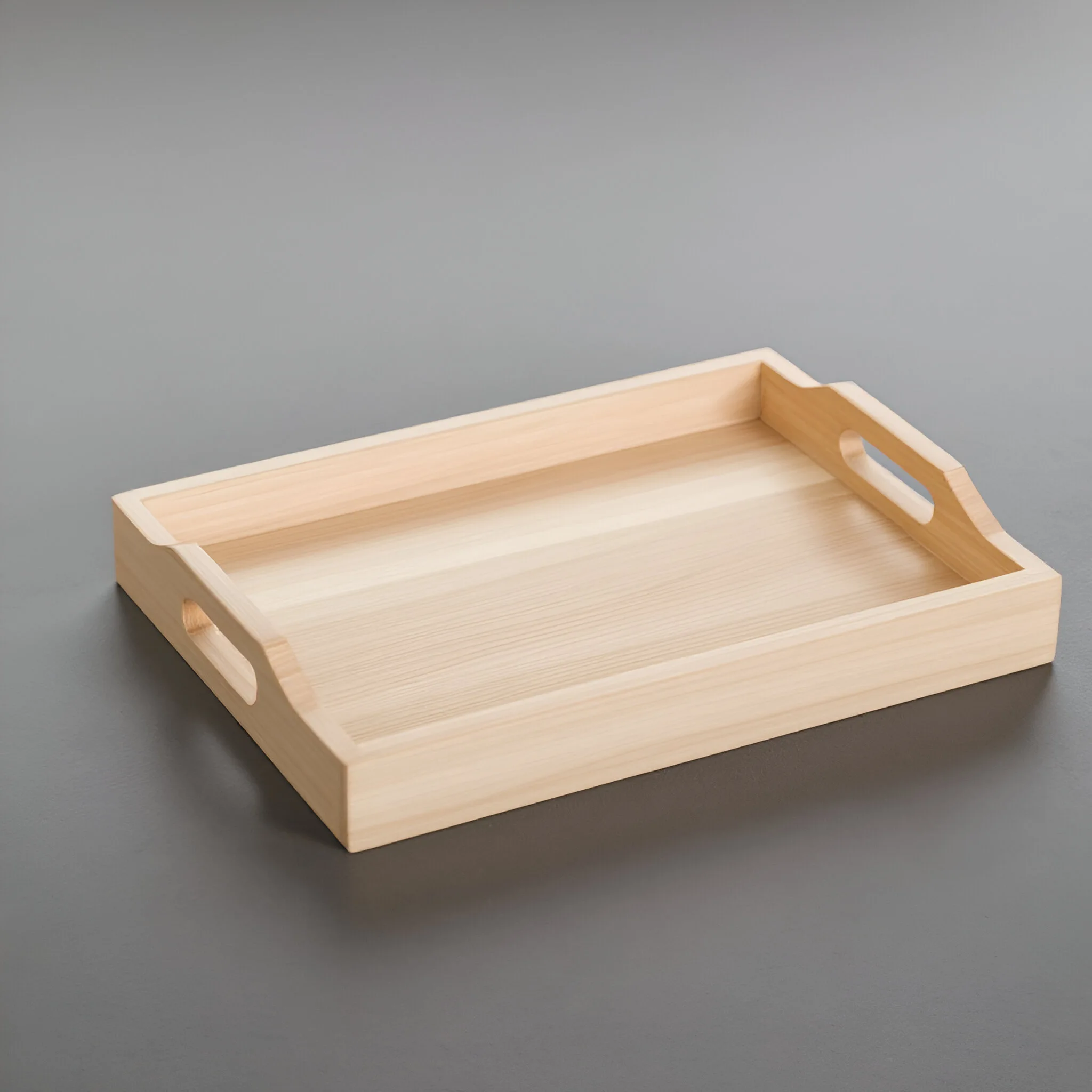 Reasonable Price Natural Rubber Fruit Tray Dinner Plate Bamboo Wooden Tray For Tea And Coffee Supply Serving Trays