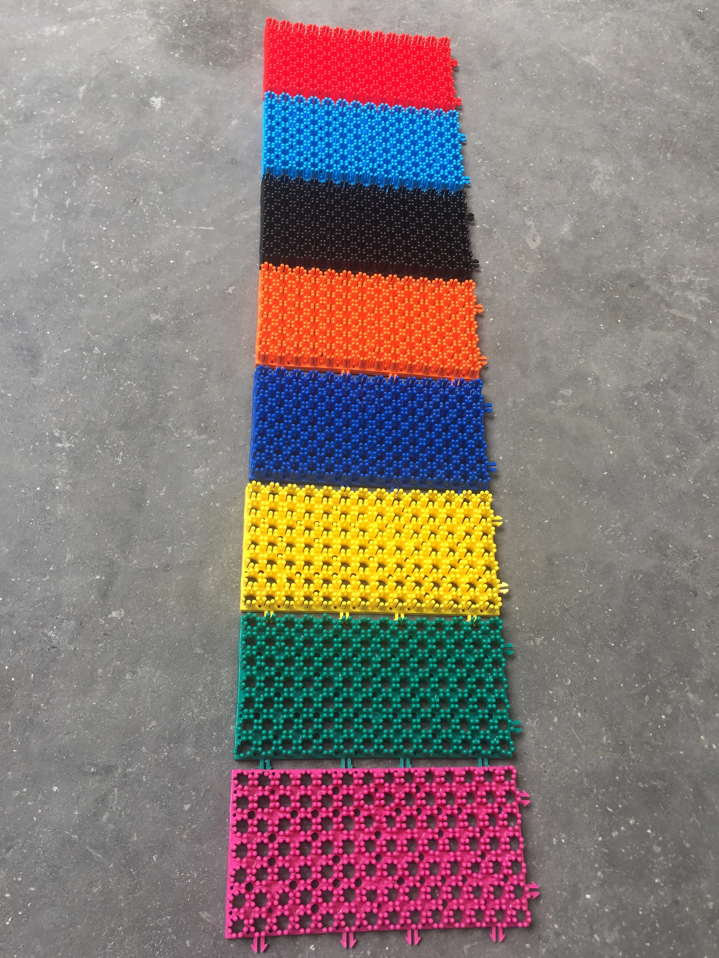 outdoor dry ski mat artificial snow sports matting needle mushroom dry ski slope mat