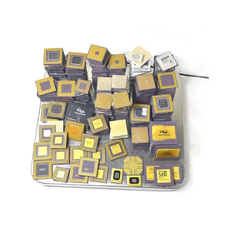 Processor Scrap Ceramic CPU with Gold Pins for ready market