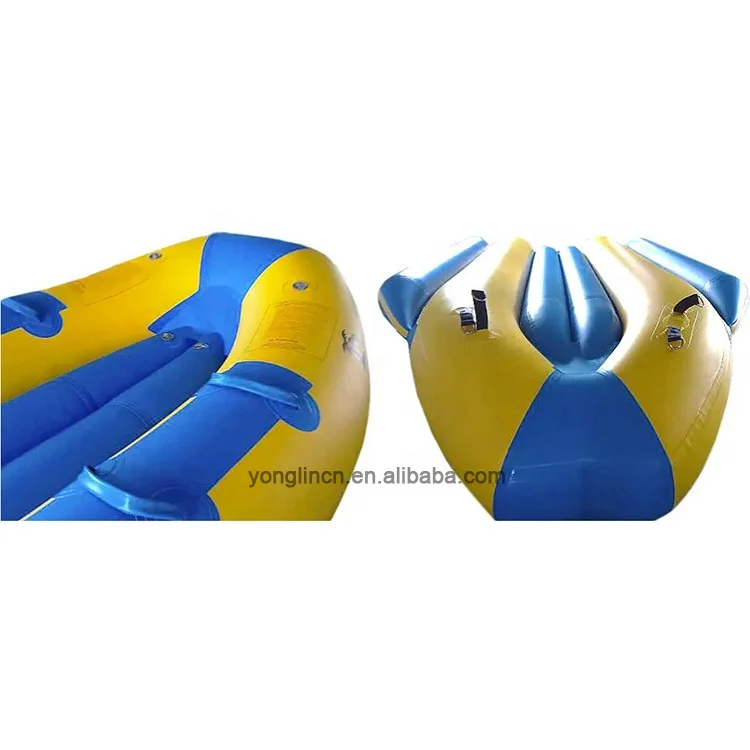 Sea Inflatable Toy Flyfish Tarpaulin Tubes Floating Inflatable water games banana boat