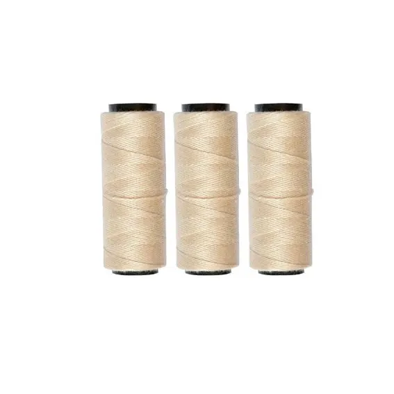Brown Blonde Custom Color Hair Extension Thread Sewing Nylon Bonded Threads Using For Hand Sewing Hair Extensions