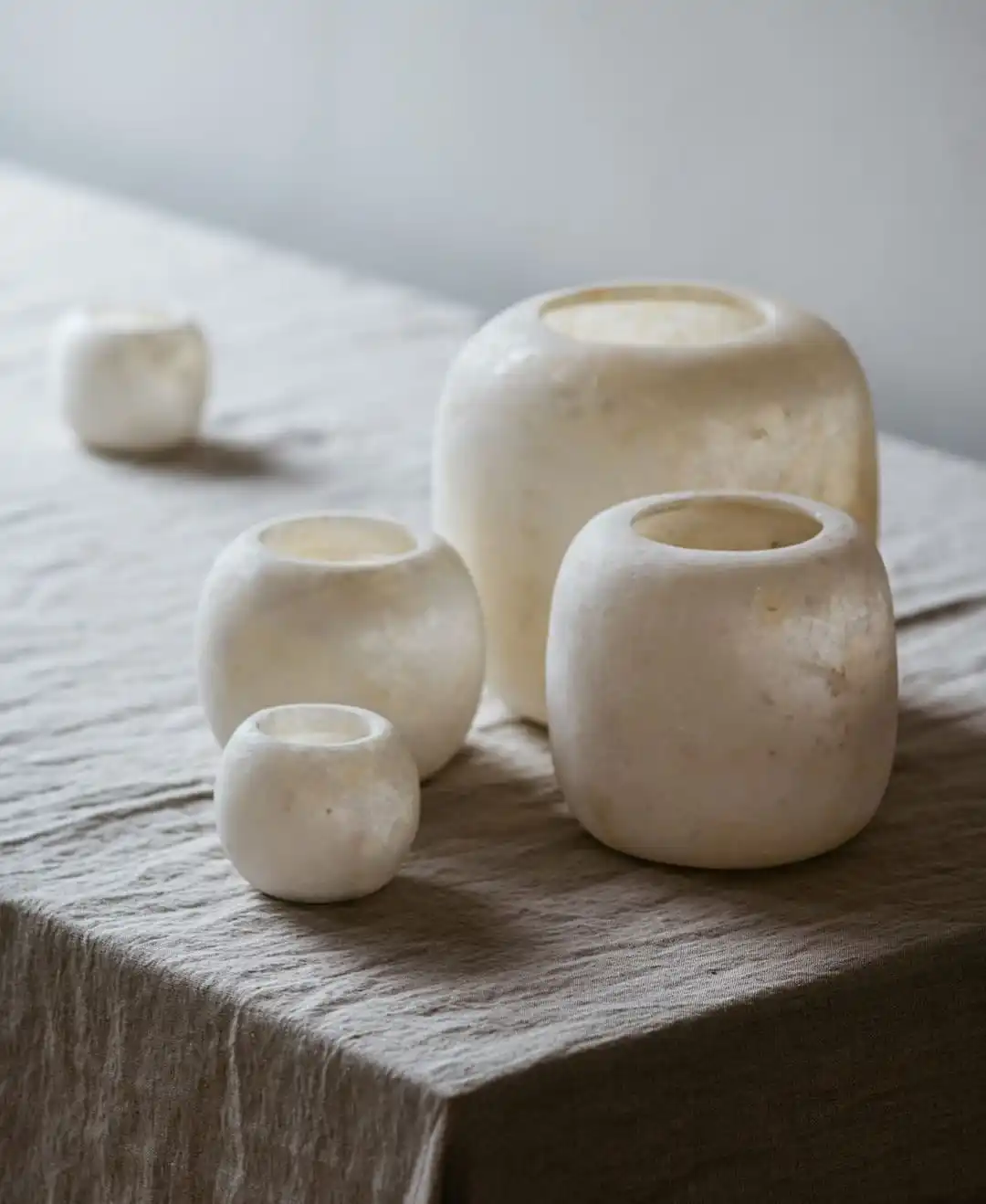 Luxury Candle Holders Onyx and Alabaster Votive Holders for Home Decor Weddings and Centerpieces - Hot Selling Products for 2024