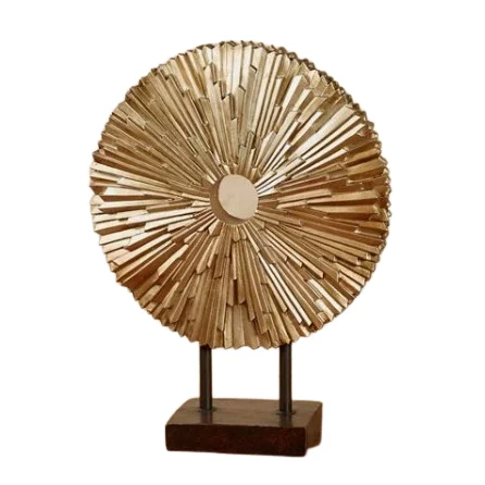 Minimalist Luxury Abstract Metal Ornaments Creative Style Table Items for Home Decor for Hotel Desktop Art Decorations