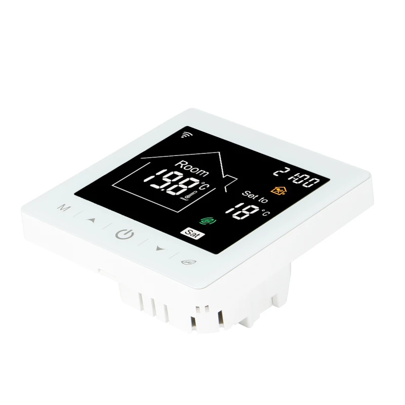 Smart heating Thermostat  Design LCD Color Display Temperature Control Panel Sauna Room Digital Underfloor Heating