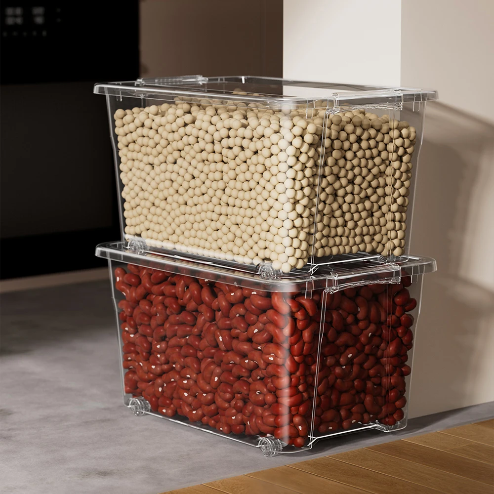 Taizhou office home garage kids toys book plastic pp storage box with cover