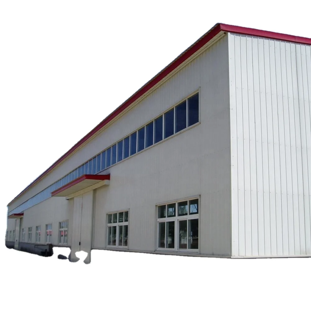 High Quality Prefabricated Warehouse Construction Industrial  Workshop metal Frame steel Hangar Shed Construction