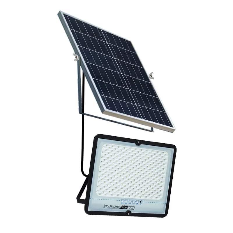 100W 200W 300W Outdoor High Brightness Waterproof Solar Courtyard Intelligent Induction Light LED Solar Garden Projection Light