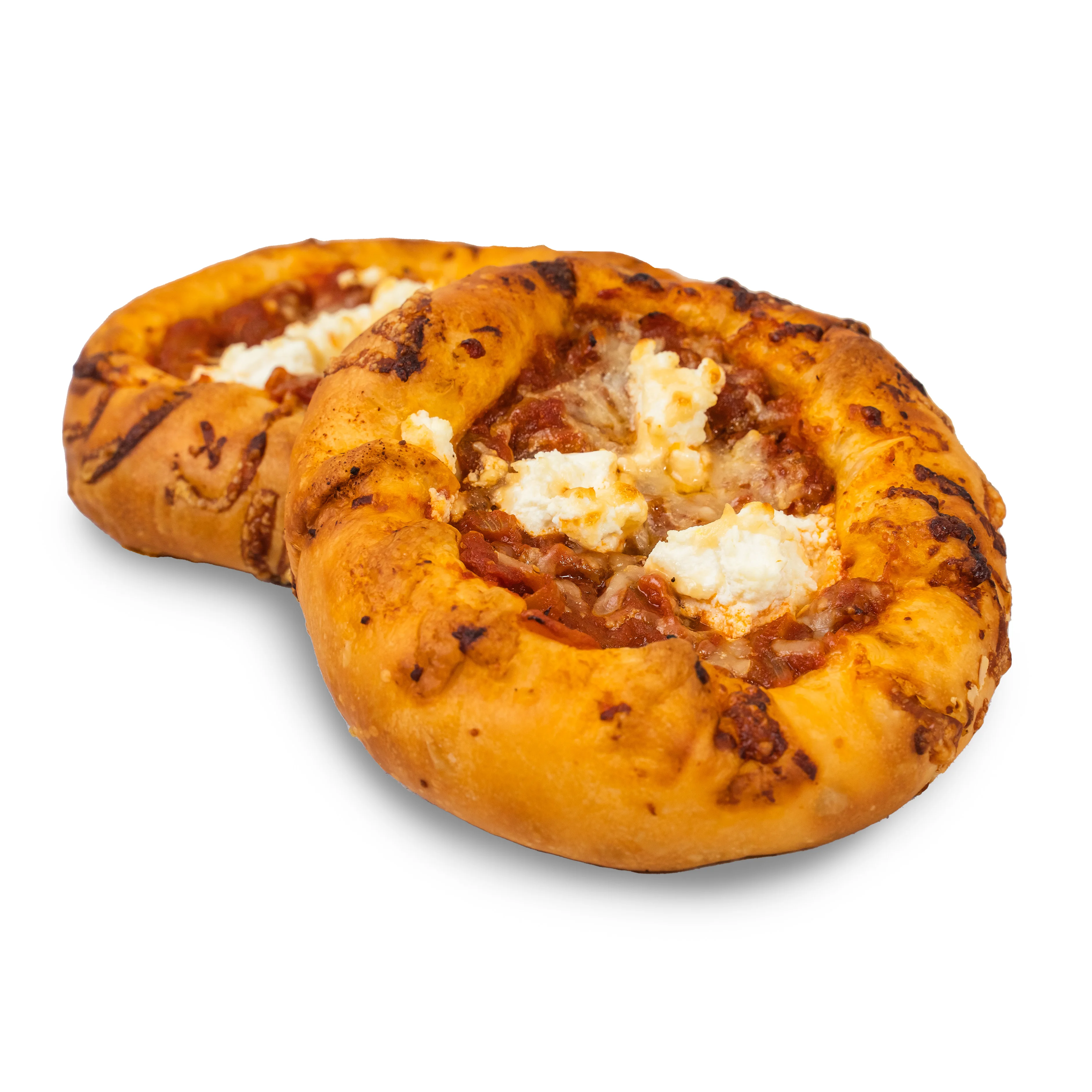 High quality sicilian streetfood from sicily handmade precooked sfincione with onions and ricotta cheese 180g