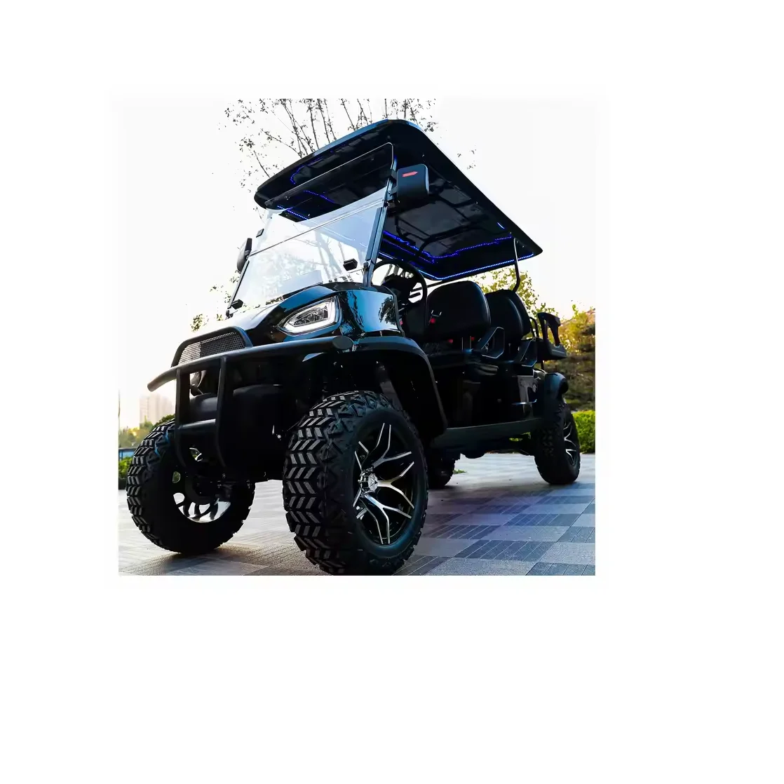 Brand new 72V 7.5KW AC Motor Hunting Electric Golf Carts Car Buggies With DOT Lithium Battery For sale