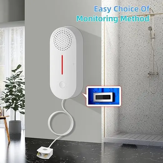 Conventional  Water Leak Detection Flood Sensor Alarm manufacture wifi smoke detector