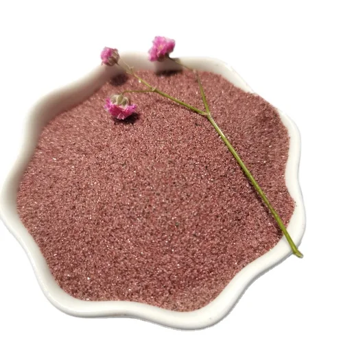 Металлический материал 80 # сетка минеральная 20 40 Грит красный натуральный цвет гранат песок для аквариума