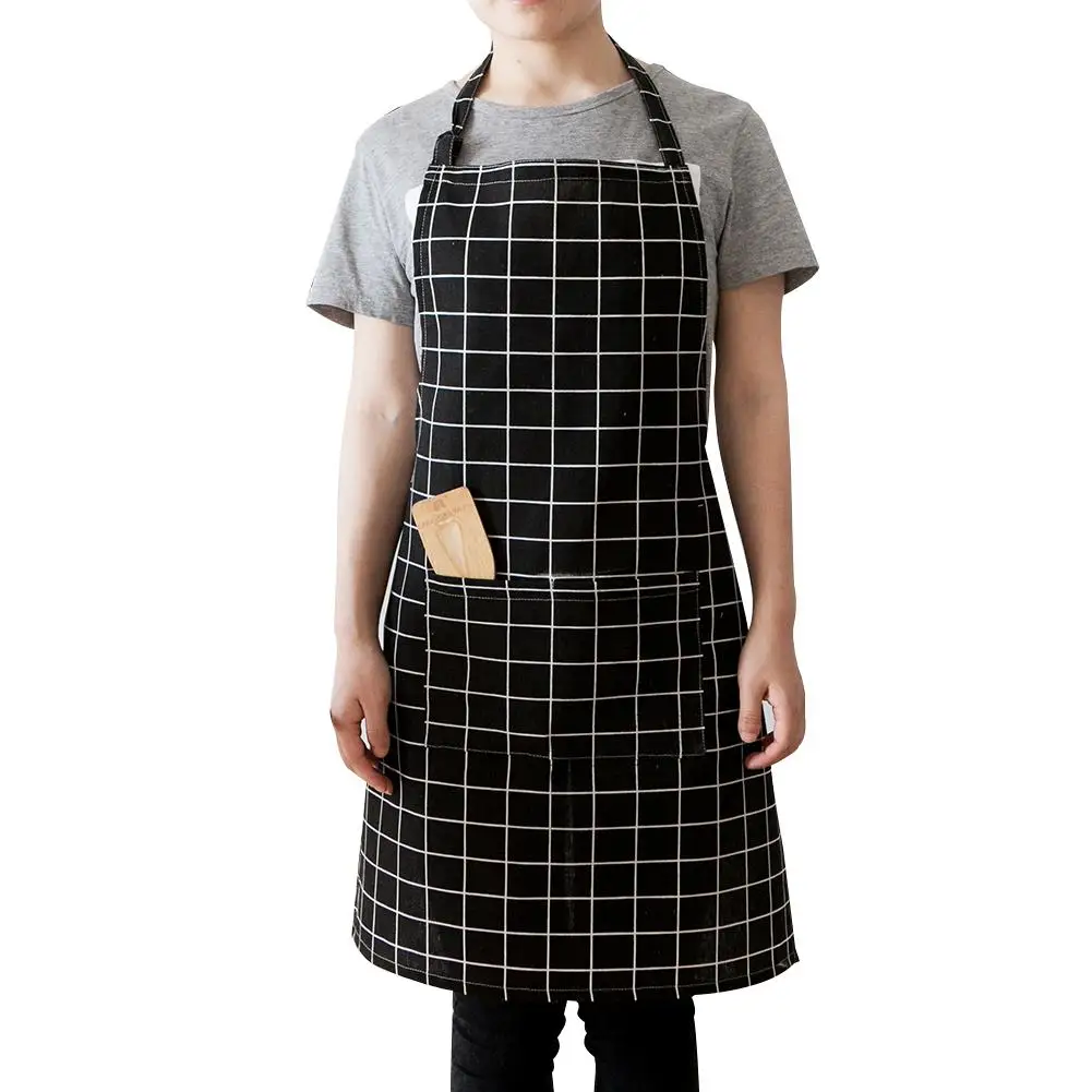 Kitchen Aprons For Woman Chef Waiter Cafe Shop BBQ Hairdresser Aprons Bibs Kitchen Accessory Drop shipping