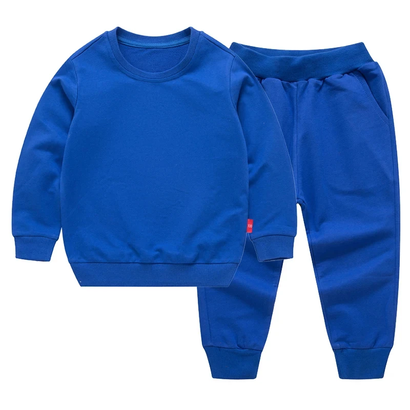 2024 High Quality Casual Fleece Tracksuits for Kids Warm Winter Clothing Sets for Boys and Teenage Girls