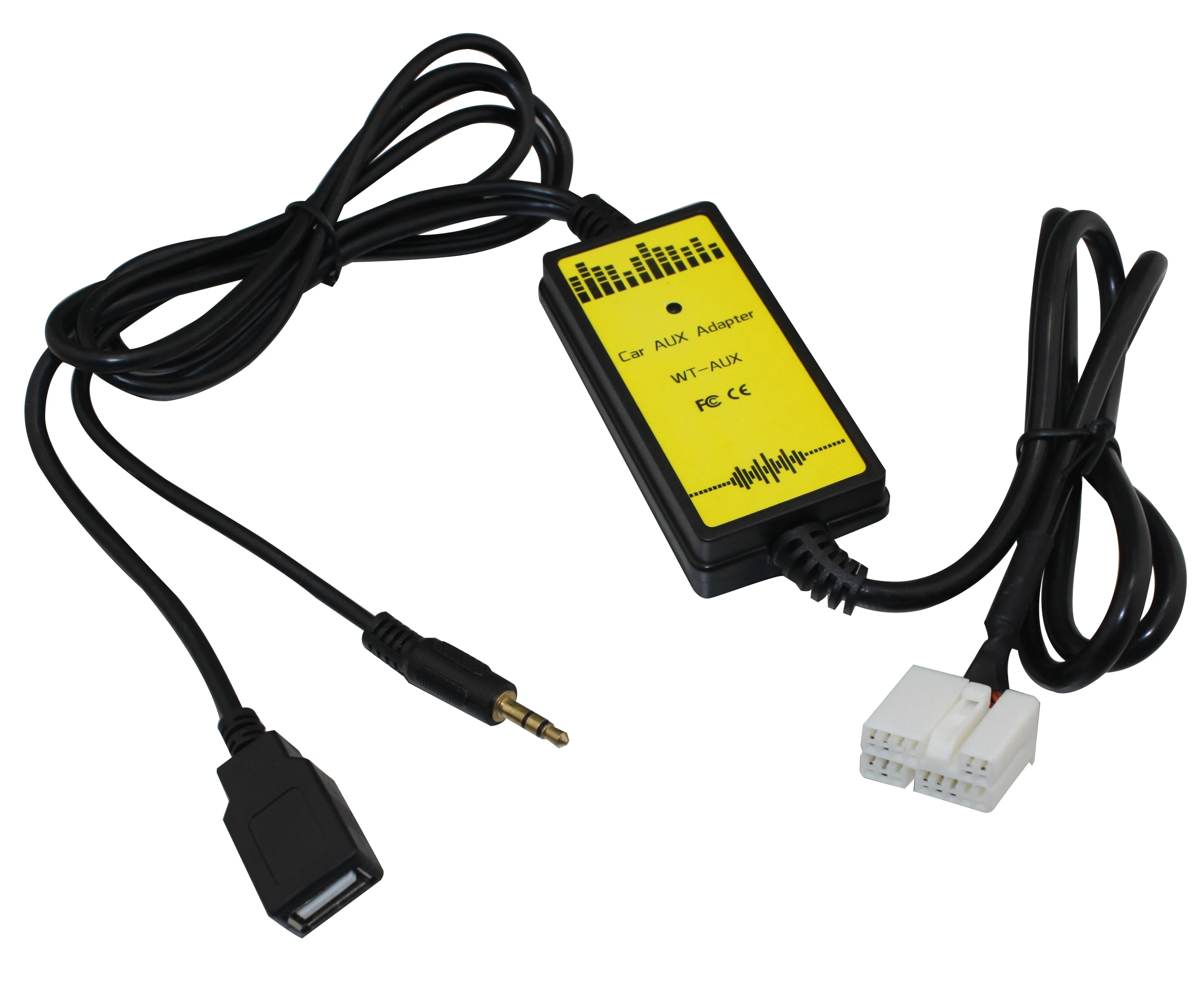 USB Aux Adapter Charge Cable For Honda Accord Civic City Odyssey 2005-2011