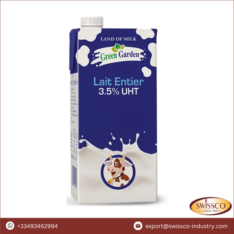 Best Selling Premium Quality Green Garden 3.5% UHT Whole Milk 200ML With Straw From The Alpin Mountains